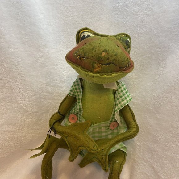 Extremely RARE 1969 Annalee Mobilitee Dolls Spring Frog Needs TLC has Tag - Picture 2 of 12